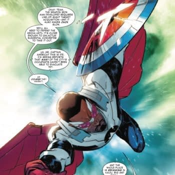 Interior preview page from ULTRAMAN X AVENGERS #3 DIKE RUAN COVER