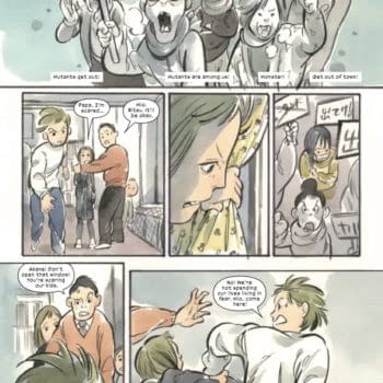 Interior preview page from ULTIMATE X-MEN #10 PEACH MOMOKO COVER