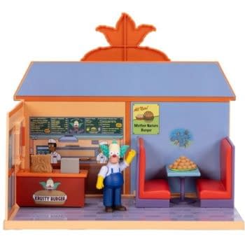 Grab a Bite with JAKKS Pacific New The Simpsons Krusty Burger Playset