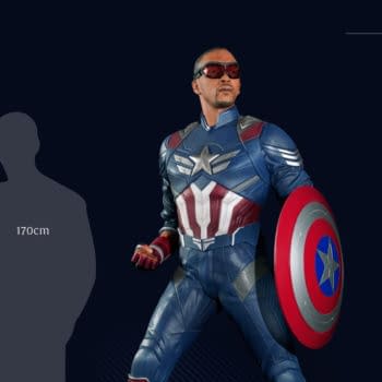 Beast Kingdom Reveals Life-Size Sam Wilson Captain America Statue