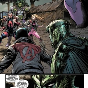 Interior preview page from AVENGERS ASSEMBLE #5 LEINIL YU COVER