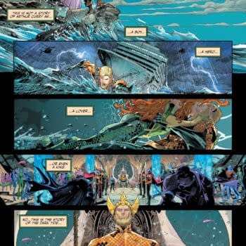 Interior preview page from Aquaman #1