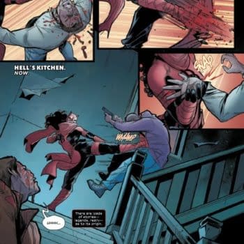Interior preview page from DAREDEVIL UNLEASH HELL RED BAND #1 PAULO SIQUEIRA COVER