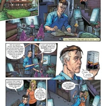 Interior preview page from FANTASTIC FOUR #28 JOSHUA CASSARA COVER