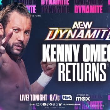 AEW Dynamite graphic featuring Kenny Omega