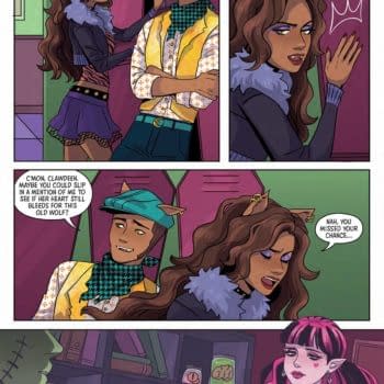 Interior preview page from MONSTER HIGH: NEW SCAREMESTER #5 ARIELLE JOVELLANOS COVER