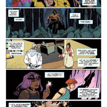 Interior preview page from ODDLY PEDESTRIAN LIFE OF CHRISTOPHER CHAOS #15 MIQUEL MUERTO COVER