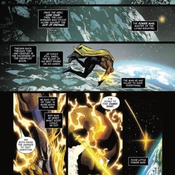 Interior preview page from POWER MAN: TIMELESS #1 ANDREI BRESSAN COVER
