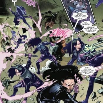 Interior preview page from PSYLOCKE #3 MAHMUD ASRAR COVER