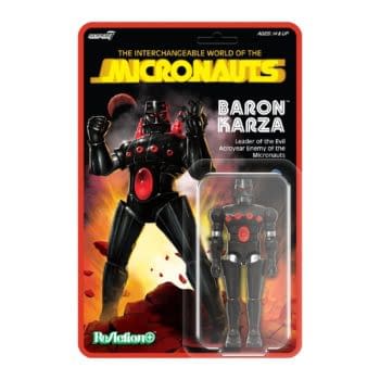 Evil Rises as Super7 Unveils New Baron Karza Microauts ReAction Figure
