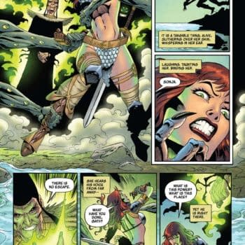 Interior preview page from Red Sonja #17