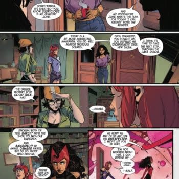 Interior preview page from SCARLET WITCH #8 RUSSELL DAUTERMAN COVER