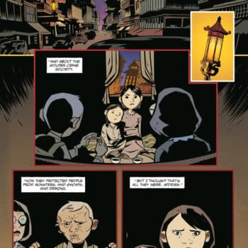 Interior preview page from SHADOW OF THE GOLDEN CRANE #1 CLEM ROBINS COVER