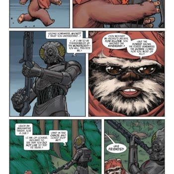 Interior preview page from STAR WARS: EWOKS #4 PETE WOODS COVER