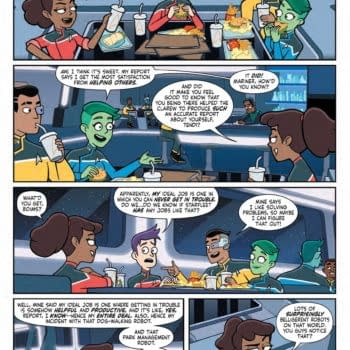 Interior preview page from STAR TREK: LOWER DECKS #3 JACK LAWRENCE COVER