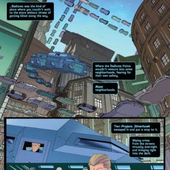 Interior preview page from SilverHawks #1