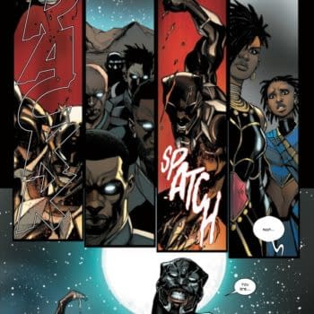 Interior preview page from ULTIMATE BLACK PANTHER #12 STEFANO CASELLI COVER