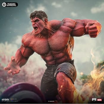 The Fury of the Red Hulk Smashes with New Iron Studios Statue 