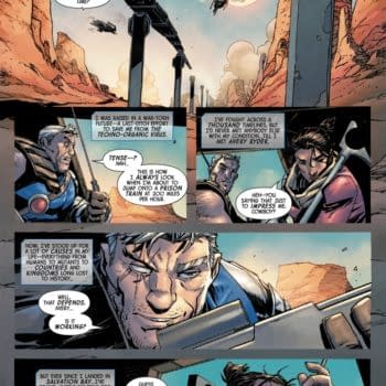 Interior preview page from CABLE: LOVE AND CHROME #2 IAN CHURCHILL COVER