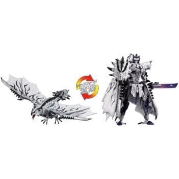 New Transformers x Monster Hunter Silver Rathalos Figure Revealed 