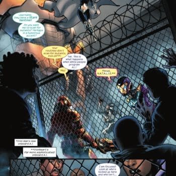 Interior preview page from IRON MAN #5 YASMINE PUTRI COVER