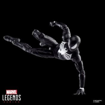 Embrace the Dark with Hasbro’s New Black Suit Spider-Man Figure 