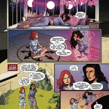 Interior preview page from SCARLET WITCH #9 RUSSELL DAUTERMAN COVER