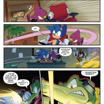 Interior preview page from SONIC THE HEDGEHOG #76 THOMAS ROTHLISBERGER COVER