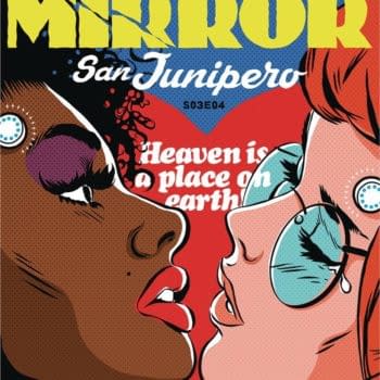 Cover & Characters For Black Mirror: San Junipero, The Offical Comic