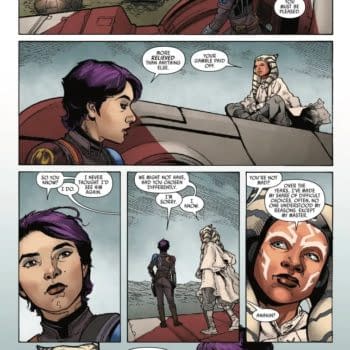 Interior preview page from STAR WARS: AHSOKA #8 DAVID NAKAYAMA COVER