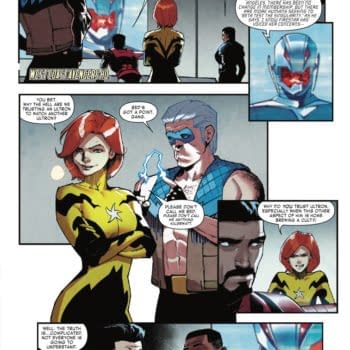 Interior preview page from WEST COAST AVENGERS #4 BEN HARVEY COVER