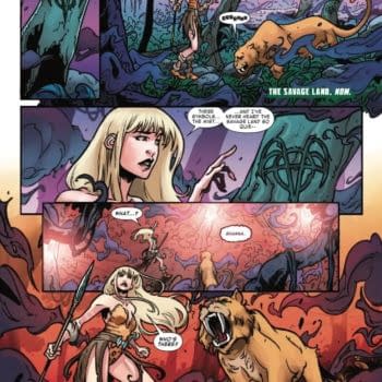 Interior preview page from WOMEN OF MARVEL: SHE-DEVILS #1 NINA VAKUEVA COVER