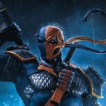 DC Comics Deathstroke Hunts His Next Target with Iron Studios 