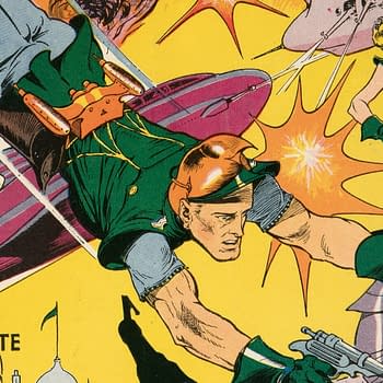 Lou Fine Takes Us to Mars on Mystery Men Comics #2 Up for Auction
