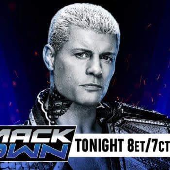 WWE SmackDown preview graphic featuring Cody Rhodes