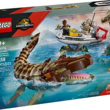 New LEGO Jurassic World Rebirth Brick-Built Mosasaurus Arrives