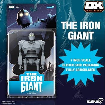New 7 Tall The Iron Giant Deluxe Figure Coming Soon from Super7