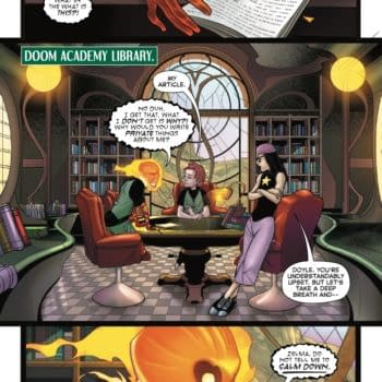 Interior preview page from DOOM ACADEMY #2 PABLO VILLALOBOS COVER