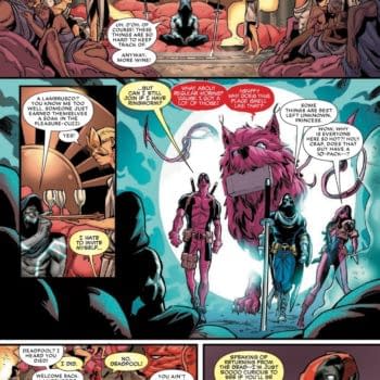 Interior preview page from DEADPOOL #13 TAURIN CLARKE COVER