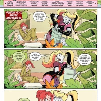 Interior preview page from Harley Quinn Fartacular: Silent Butt Deadly #1