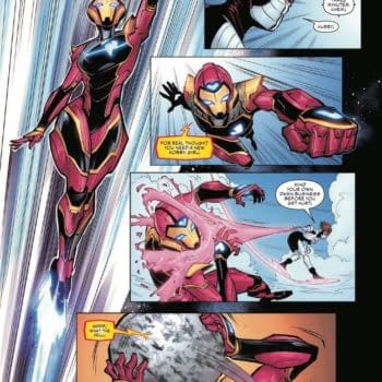 Interior preview page from IRONHEART: BAD CHEMISTRY #1 EDER MESSIAS COVER