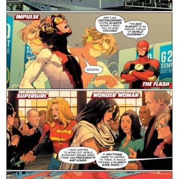 Interior preview page from Justice League Unlimited #5