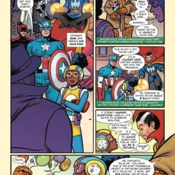 Interior preview page from MOON GIRL AND DEVIL DINOSAUR 10TH ANNIVERSARY SPECIAL #1 NICK BRADSHAW COVER