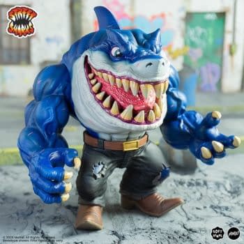 Rip Up the Streets with Mondo’s New Street Sharks Ripster Vinyl Figure