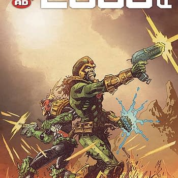 Garth Enniss Judge Dredd Vs Johnny Alpha in 2000AD June 2025 Solicits