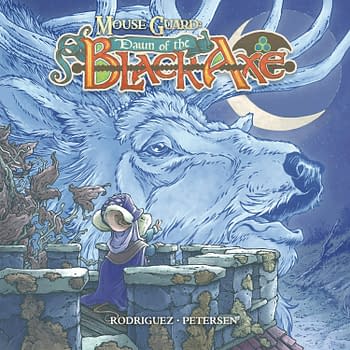 Cover image for MOUSE GUARD DAWN OF THE BLACK AXE #3 (OF 3) CVR B PETERSEN