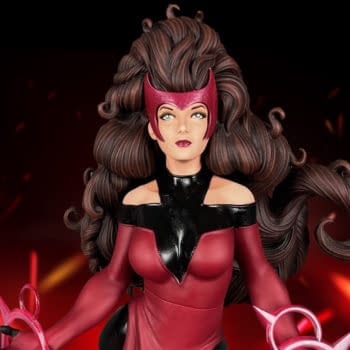 Pure Chaos Arrives with DST’s New Scarlet Witch (Comic) Mini Bust