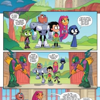 Interior preview page from Teen Titans Go #1