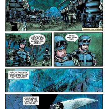 Interior preview page from WEREWOLF BY NIGHT: RED BAND #8 E.M. GIST COVER