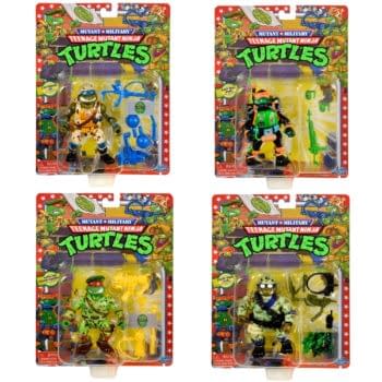 Playmates Unveils Teenage Mutant Ninja Turtles Military Turtles 4-Pack